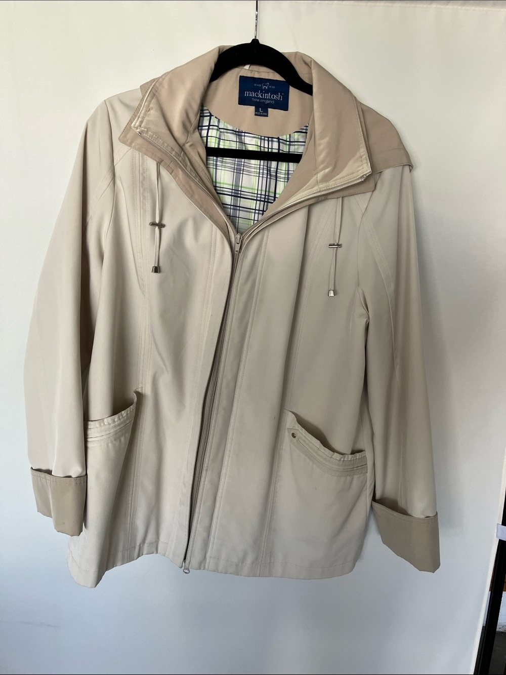 Mackintosh Jacket Women’s Size large Cuffed England